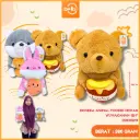 BONEKA ANIMAL FOODIE HEWAN W/MAKANAN 12H"