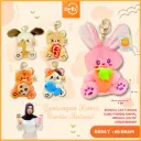 Boneka Gantungan Kunci Foodie Animal Hewan Lucu 5H'