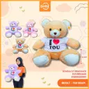 Boneka Sit Bear Kaos Pur Beruang  