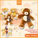 BONEKA BEAR KAOS/PITA BORDIR XL BERUANG 
