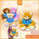 BONEKA BEAR KAOS RASFUR XL BERUANG BAJU 