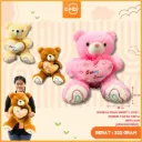 BONEKA BEAR SWEET LOVE L BORDIR TAPAK CINTA BERUANG