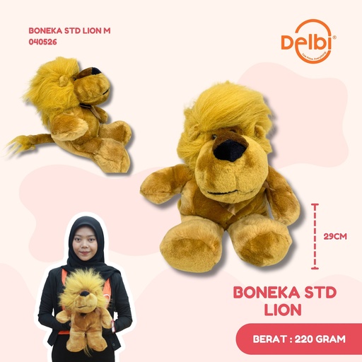 [040526] BONEKA STD LION M