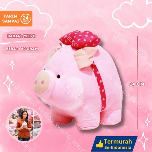 [133029] BONEKA PIG PITA S YELPO KECIL S" BABI