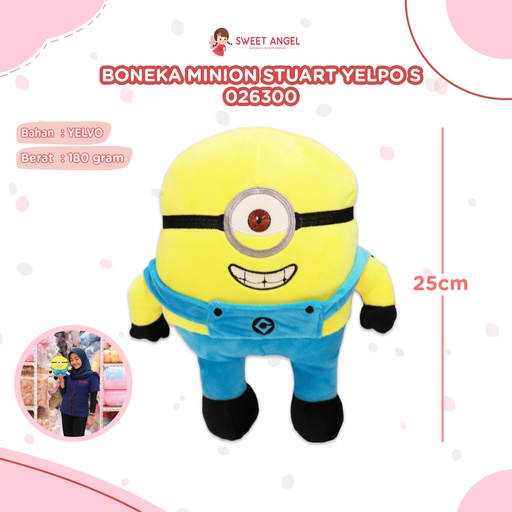 [026300] BONEKA MINION STUART YELPO S