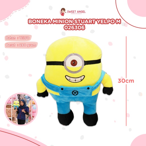 [026306] BONEKA MINION STUART YELPO M