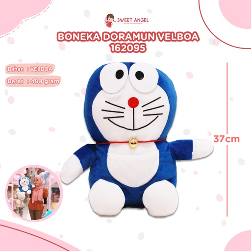 [162095] BONEKA DORAEMUN VELBOA L DORAEMON L"