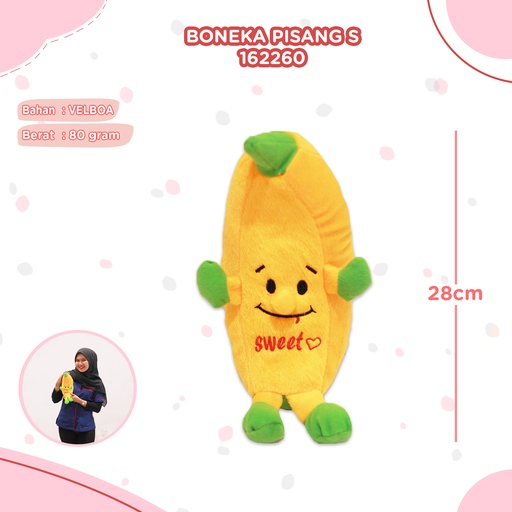 [162260] BONEKA PISANG S BUAH S" KECIL