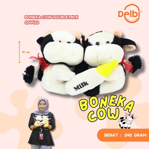 [004433] BONEKA COW DOUBLE MILK