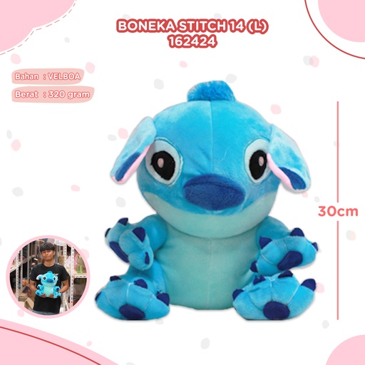 [162424] BONEKA STITCH 14"(L)