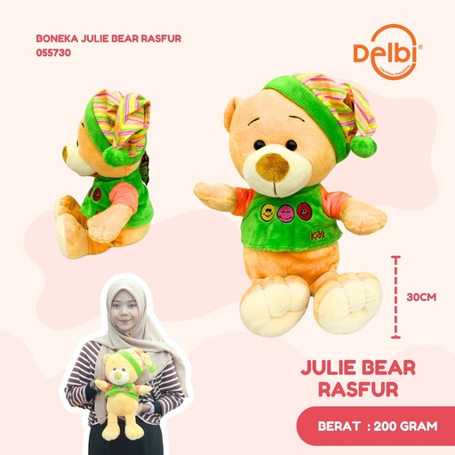 [055730] BONEKA JULIE BEAR RASFUR