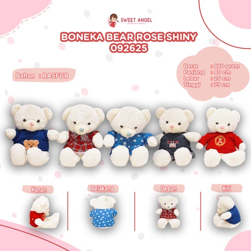 [092625] BNK BEAR ROSE SHINY 2(-70/50PCS