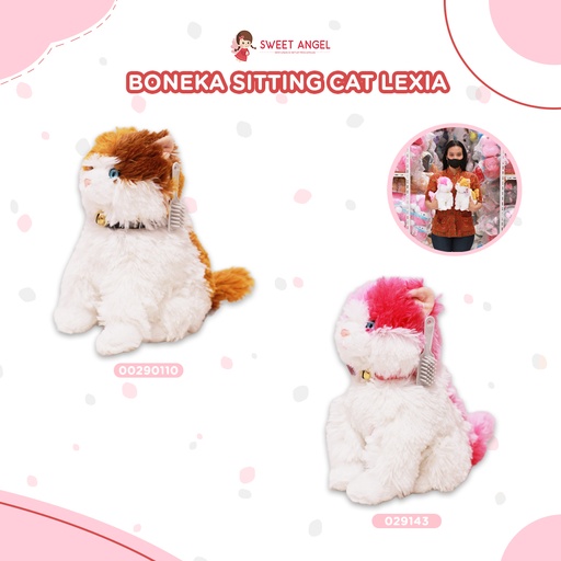 BONEKA SITTING CAT LEXIA
