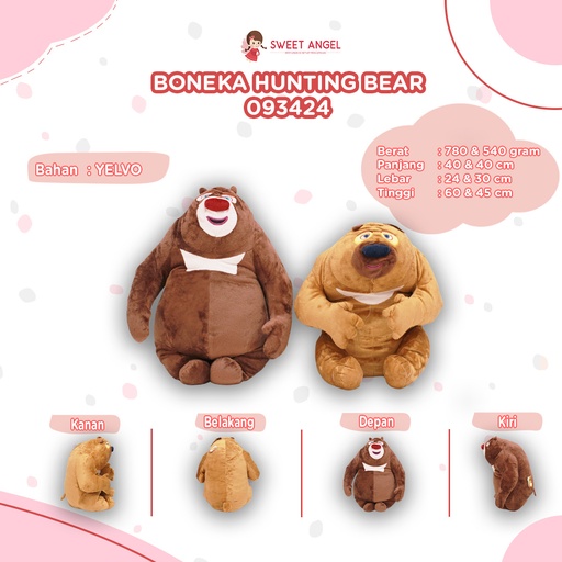 [093424] BNK HUNTING BEAR (2-60/50PCS