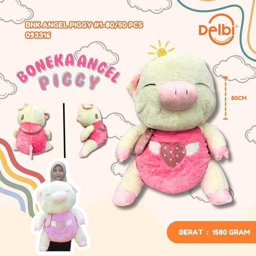 [093316] BNK ANGEL PIGGY #1-80/50 PCS