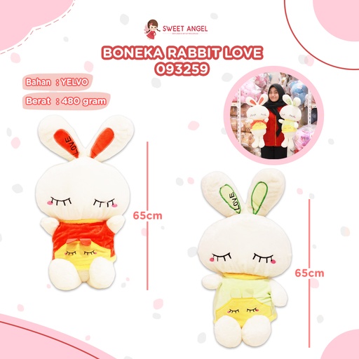 [093259] BNK RABBIT LOVE F6009-2(70