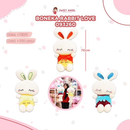 [093260] BNK RABBIT LOVE F6009-1(90