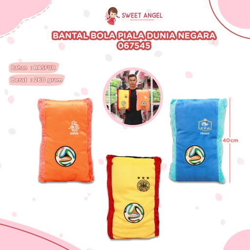 [067545] BANTAL BOLA PIALA DUNIA NEGARA