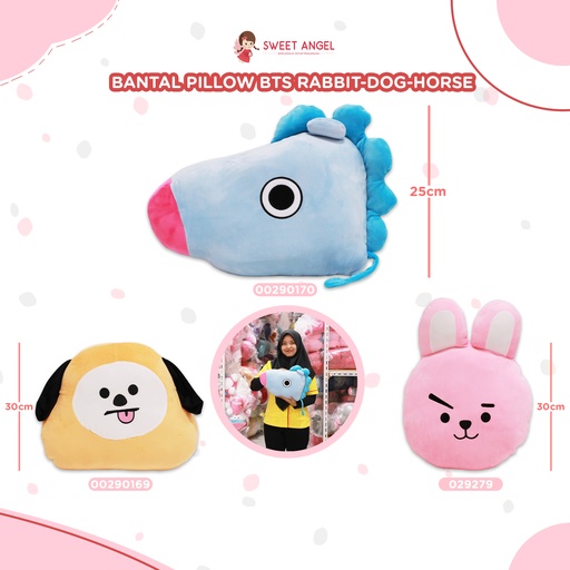BANTAL PILLOW BTS RABBIT, DOG, HORSE