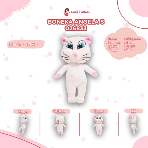 [026833] BONEKA ANGELA S 12"