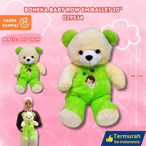 [029534] BONEKA BABY ROW EM BALLET 20"