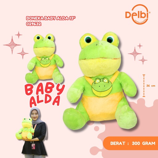 [029632] BONEKA BABY ALDA 13"
