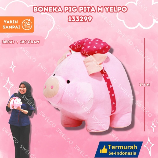 [133299] BONEKA PIG PITA M YELPO M" BABI