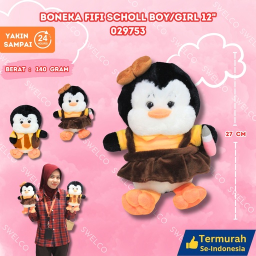 [029753] BONEKA FIFI SCHOLL BOY/GIRL 12"