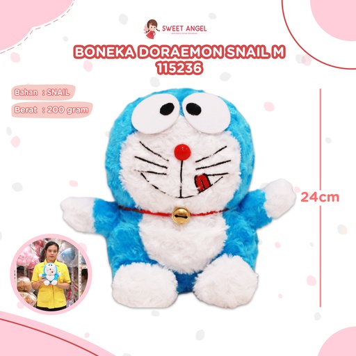 [115236] BONEKA DORAEMUN SNAIL (M) M" DORAEMON