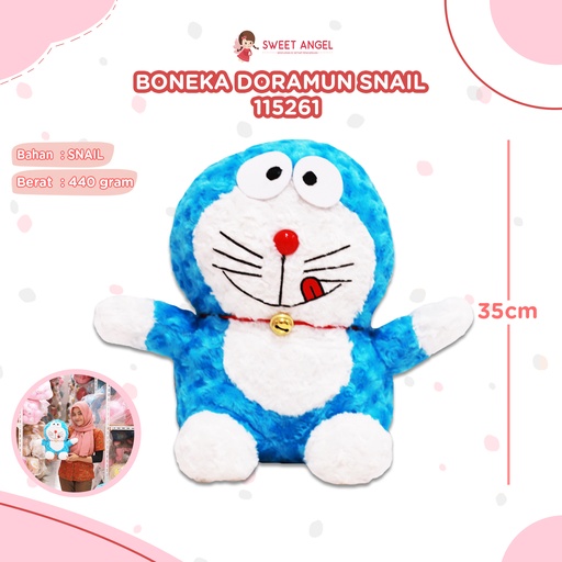 [115261] BONEKA DORAEMUN SNAIL (L) KARAKTER DORAEMON L"