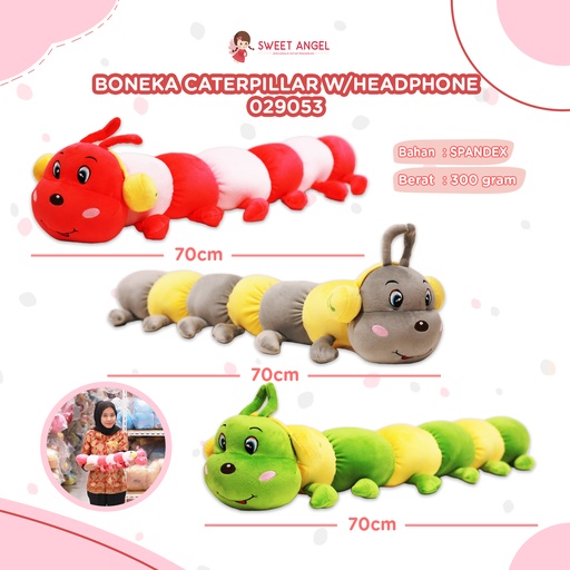 [029053] BONEKA CATERPILLAR W/HEADPHONE SP 32L'