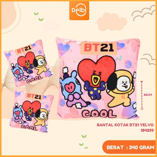 [184299] BANTAL KOTAK BT21 YELVO