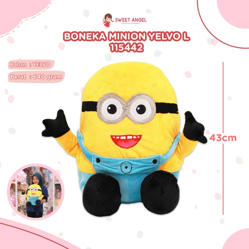 [115442] BONEKA MINION YELVO (L)
