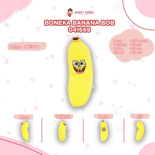 [041669] BONEKA BANANA BOB (YELFO)