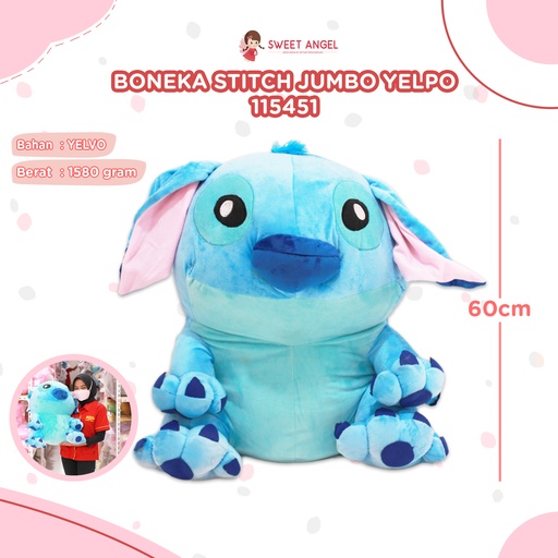 [115451] BONEKA STITCH JUMBO YELPO
