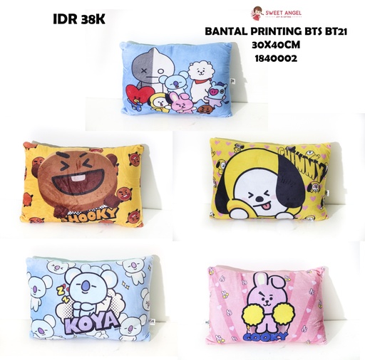 [01840002] BANTAL PRINTING BTS BT21 30X40CM