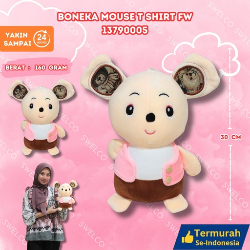 [13790005] BONEKA MOUSE T SHIRT FW
