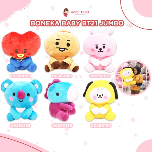 BONEKA BABY BT21 JUMBO 25 "