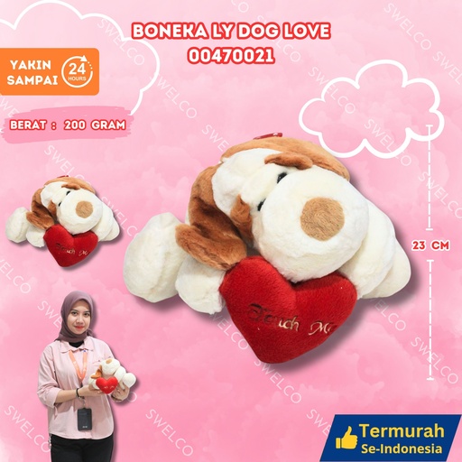 [00470021] BONEKA LY DOG LOVE