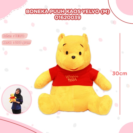 [01620039] BONEKA PUUH KAOS YELVO (M)