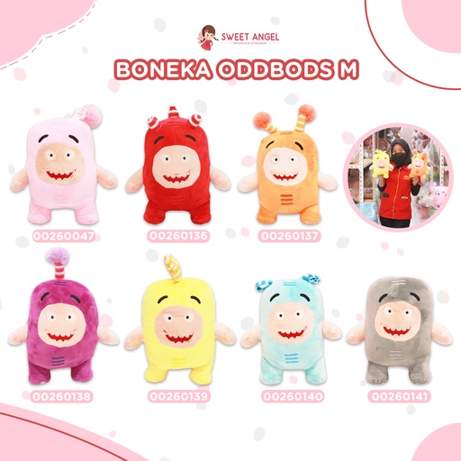 BONEKA ODDBODS M 12"