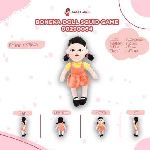 [00290064] BONEKA DOLL SQUID GAME 17H'