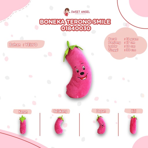[01840030] BONEKA TERONG SMILE