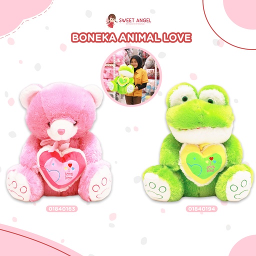 BONEKA ANIMAL LOVE 20"