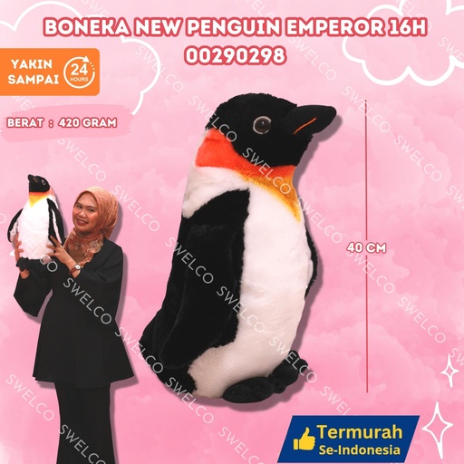 [00290298] BONEKA NEW PENGUIN EMPEROR 16H'