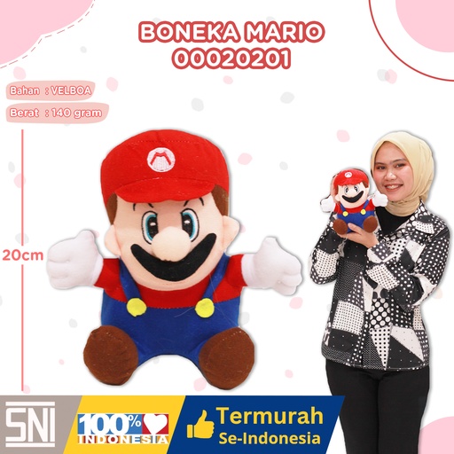[00020201] BONEKA MARIO KARAKTER KECIL TOPI