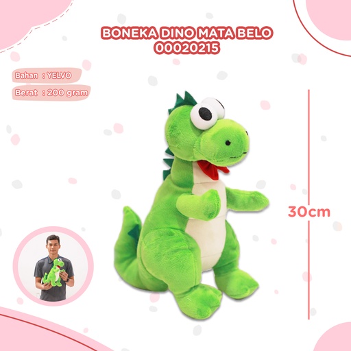 [00020215] BONEKA DINO MATA BELO