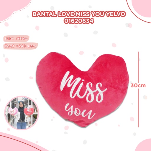 [01620634] BANTAL LOVE MISS YOU YELVO