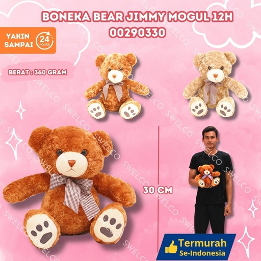 [00290330] BONEKA BEAR JIMMY MOGUL 12H'