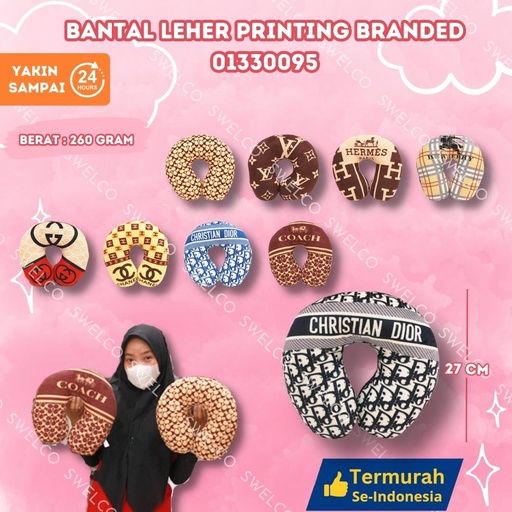 [01330095] BANTAL LEHER PRINTING BRANDED MERK